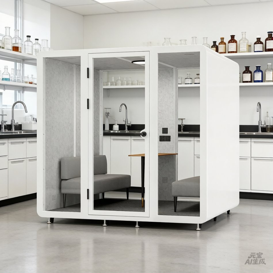 Soundproof Booth K230 Customizable Commercial OEM 6 Person Office Sleeping Phone Pod for Airport and School