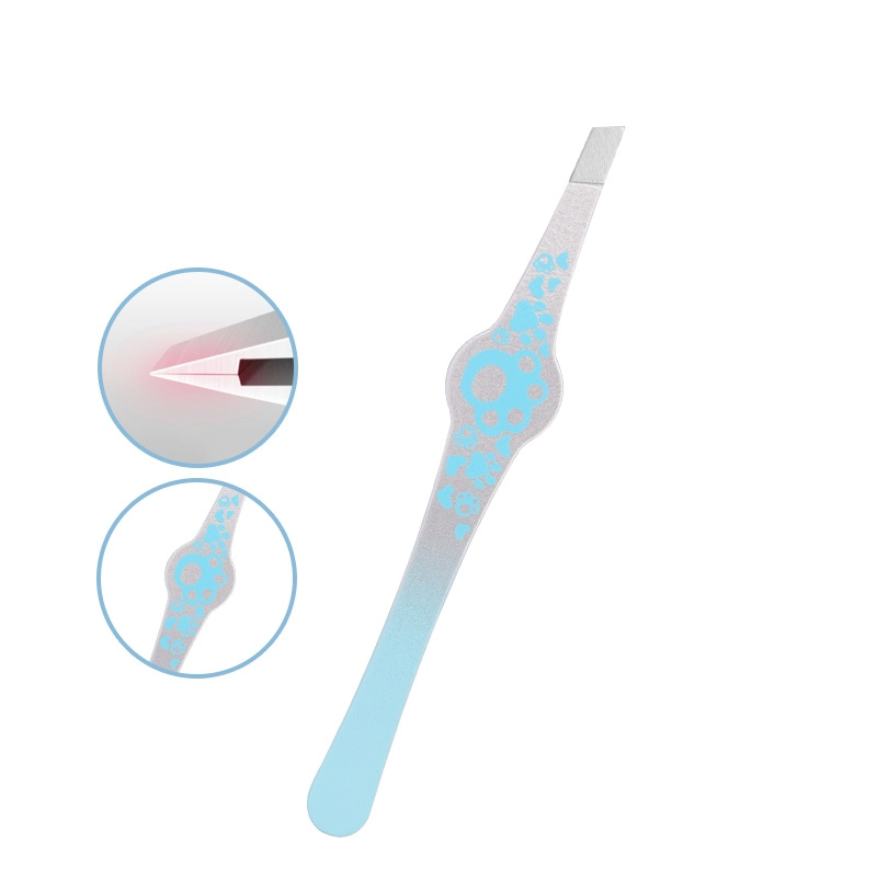 Gradient Spray-Painted Stainless Steel Tweezers (Eyebrow Tweezers)