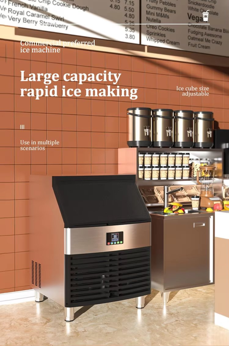 Large Capacity Ice Making Machine Cube Ice Maker for Bar Restaurant Shop