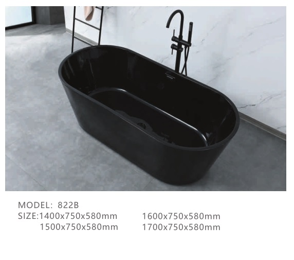 Акриловая ванна Aquaspa 822 с гидромассажем