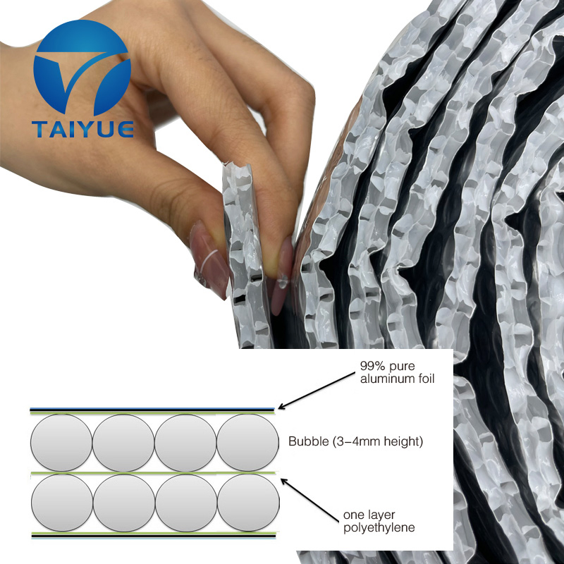 Fire-Proof Laminated Aluminum Foil Bubble Insulation Sheet Heat Insulation Product