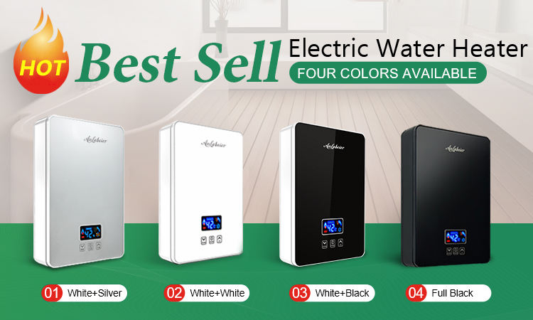 Smart LED Digital Tankless Electric Water Heater for Bathrooms