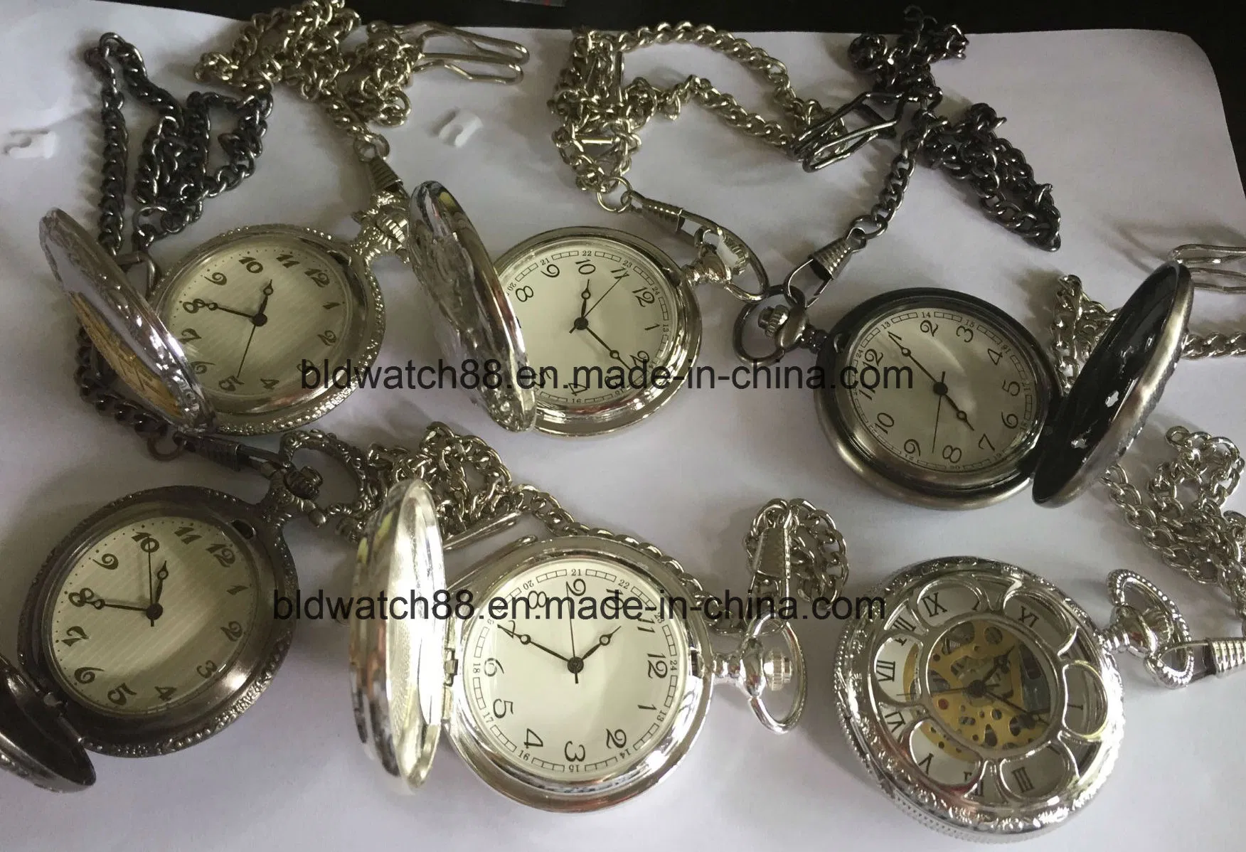 Promotion Cheap Quartz Alloy Pocket Watch with Japan Movement
