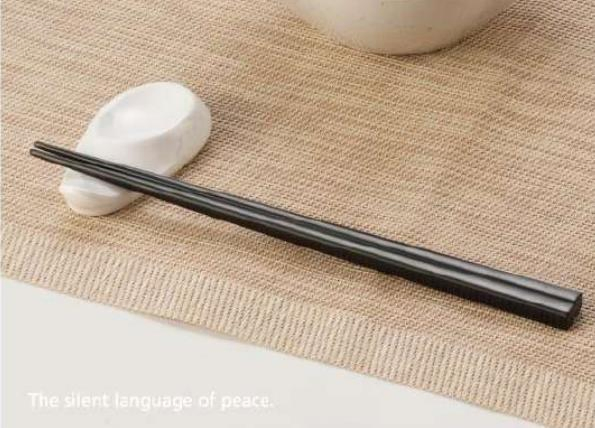 High Quality Japanese Style Black Melamine Chopsticks