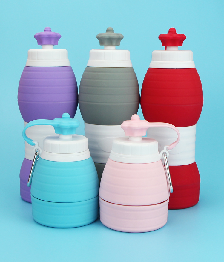 Складная силиконовая кружка для кофе и воды, 600 мл