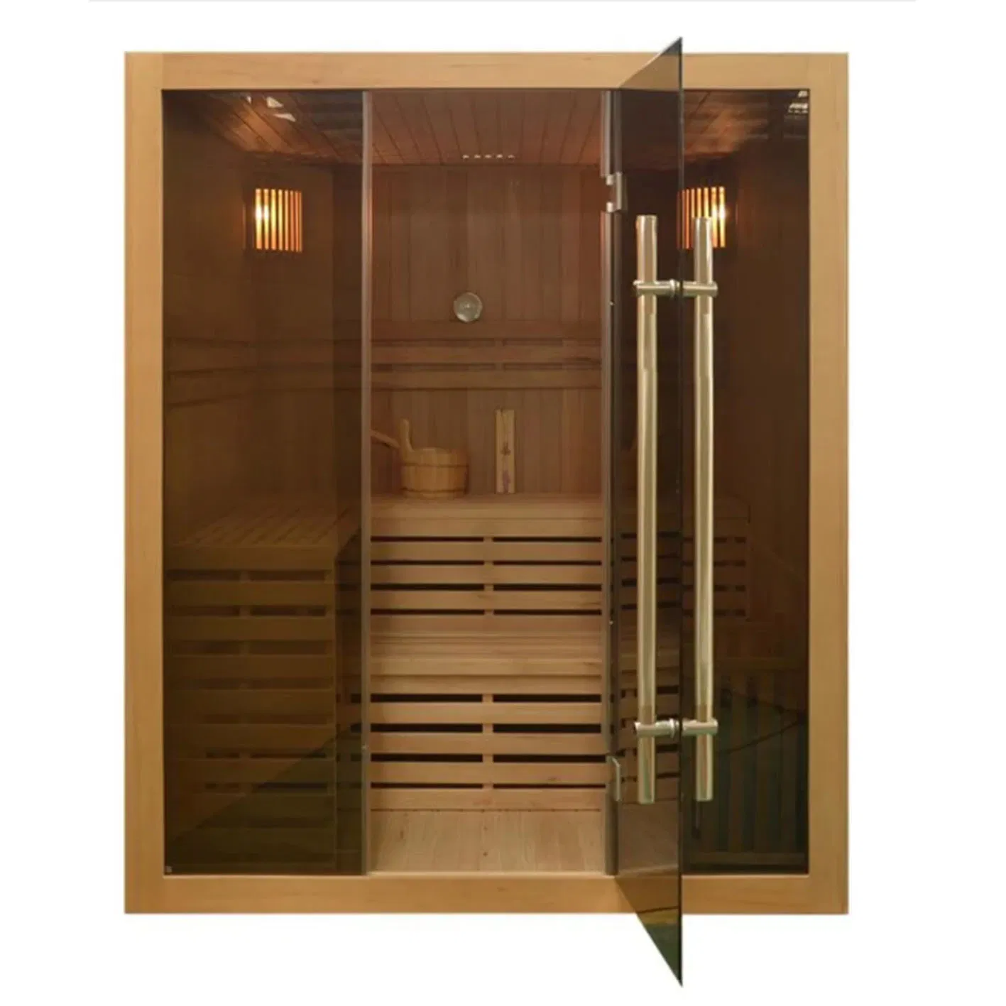Waterproof Anticorrosion Commercial 2/4 Person Steam Sauna Room