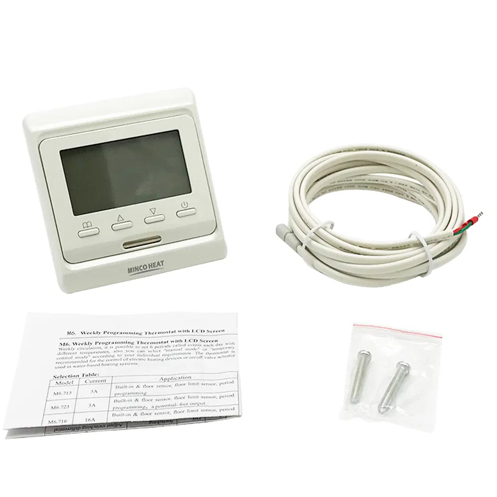 E51.716 220V Underfloor Electric Heating Thermostat