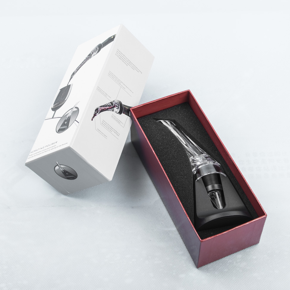Woodpecker Dispenser Premium Aerating Spout Aerating Pourer Decanter Spout Metal Wine Aerator