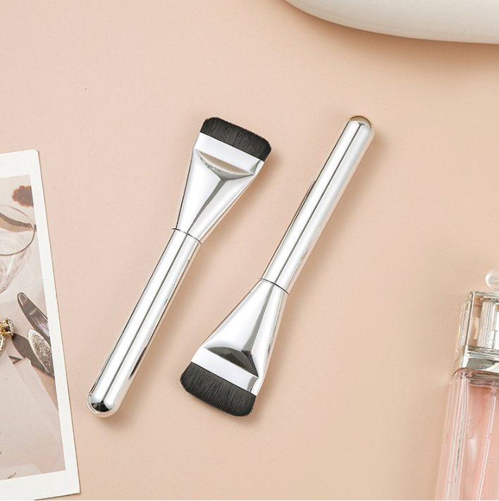 Flat Foundation Brush, Non-Absorbent Foundation Brush, Seamless Makeup Mask Brush, Ultra-Thin Concealer Makeup Brush