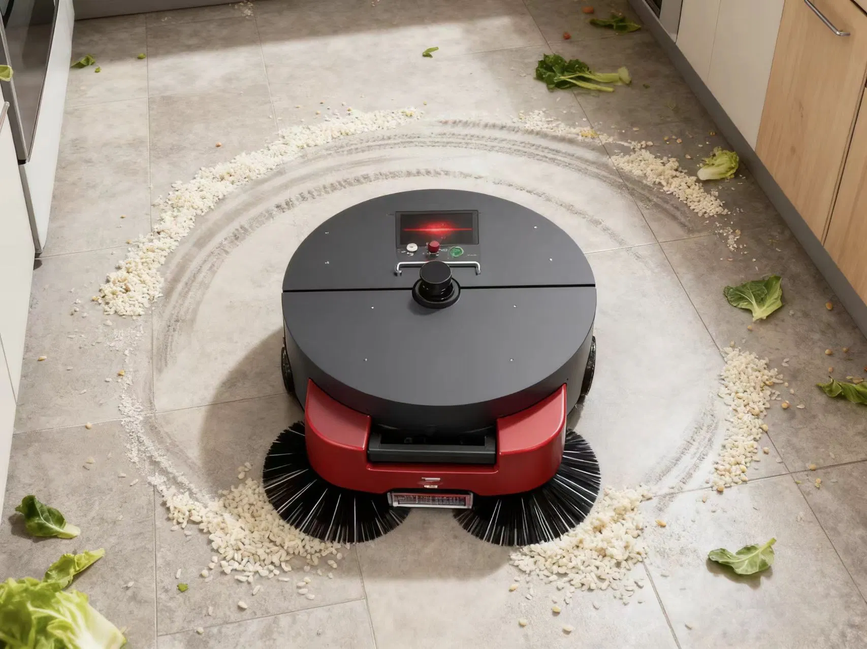 High-Efficiency Lidar Navigation Mop and Vacuum Cleaner Combo