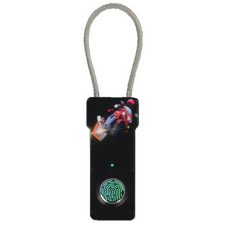 Safe Biometric Keyless Fingerprint USB Rechargeable Electric Smart Padlock