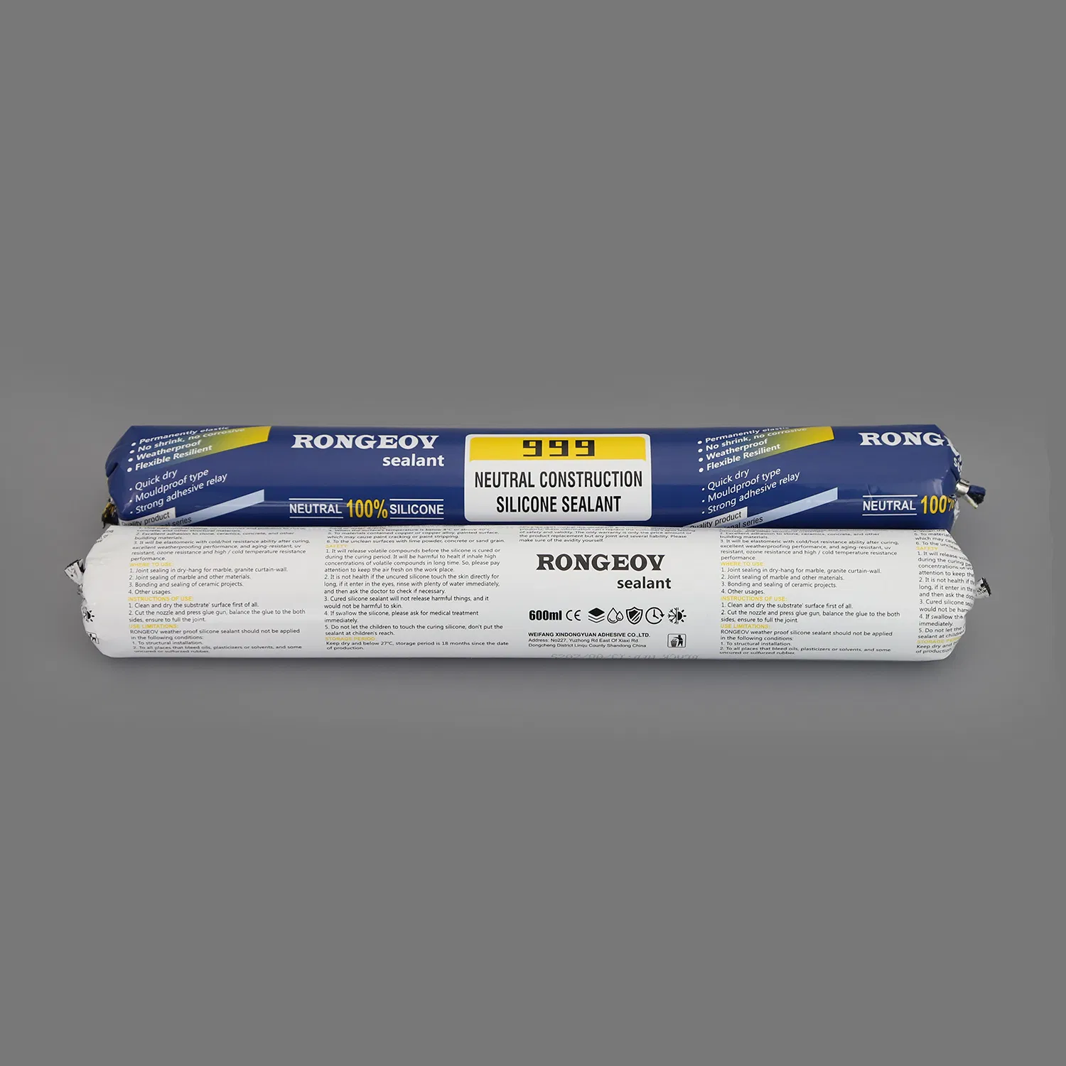 Quick Drying Antibacterial Neutral Sealant for Windows and Doors