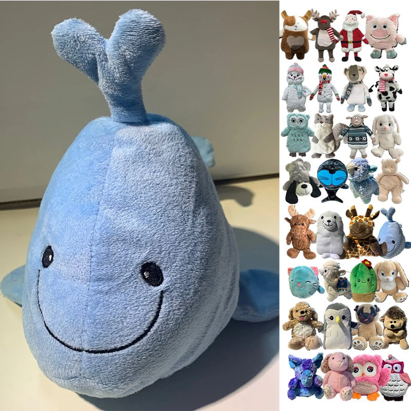 Winter Cartoon Animal Plush Cover Hand Warming Water-Filling Hot Water Bag