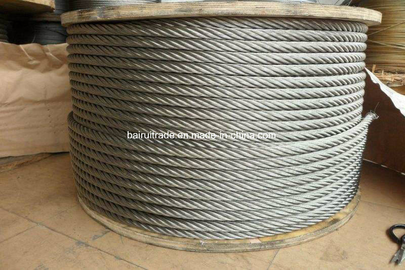 6mm Hot DIP Galvanized Steel Wire Rope for Export