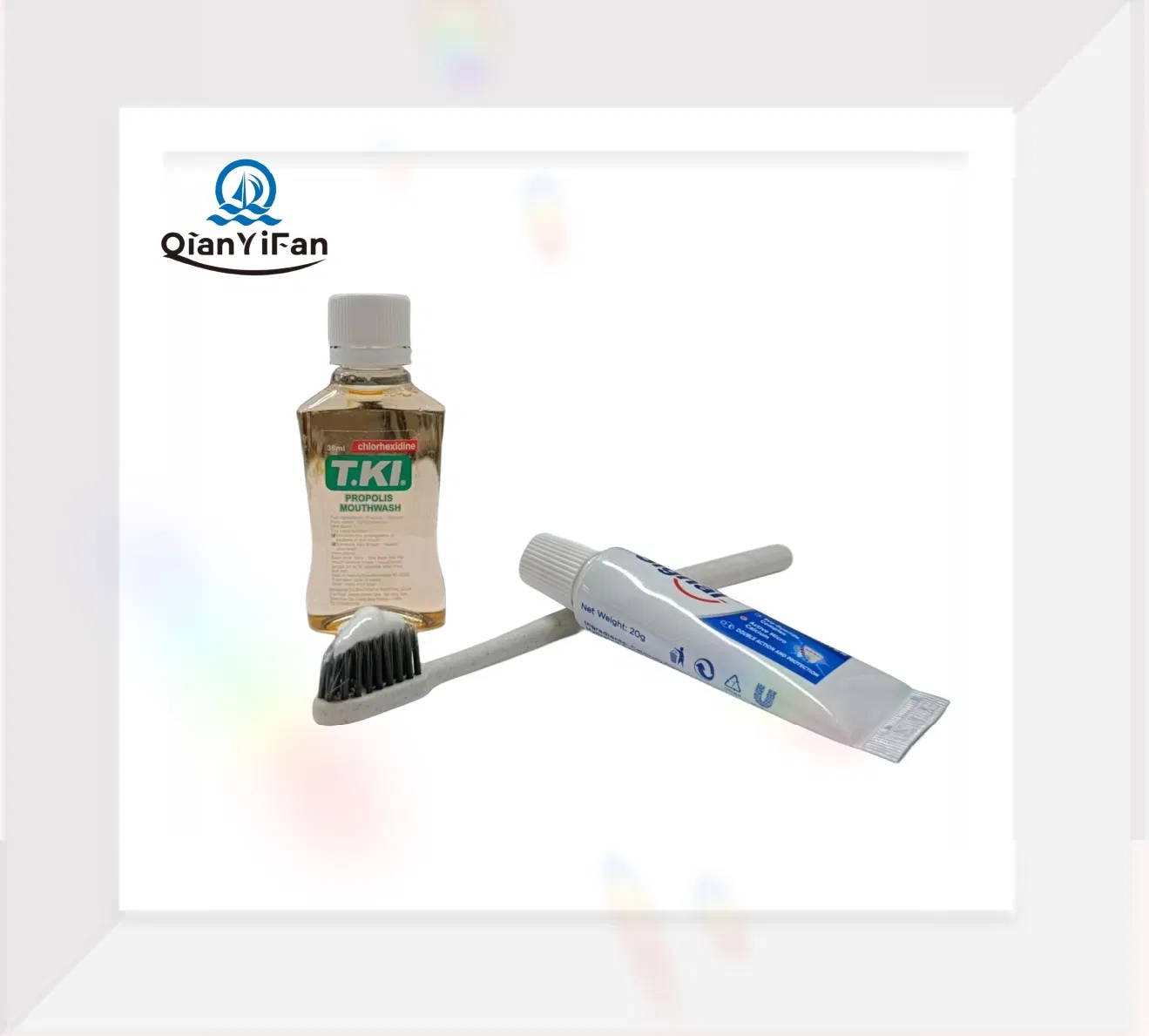 Hotel Mouthwash for Fresh Breath Individual Mini Mouthwash Packaged in Small Bottles for Easy Portability, Suitable for Travel Hostel Resort