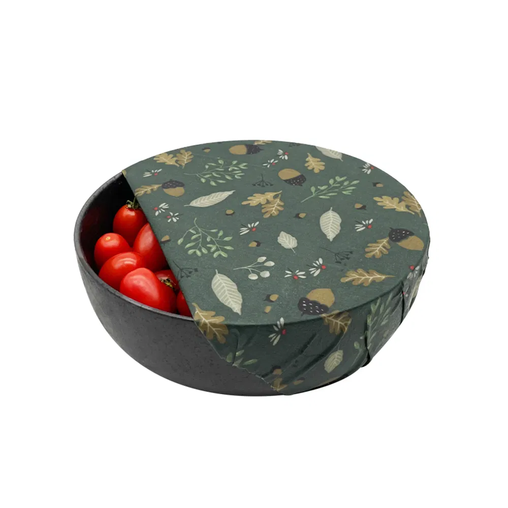 Biodegradable Customized Eco Friendly Reusable Organic Beeswax Food Wrap for Food Packaging