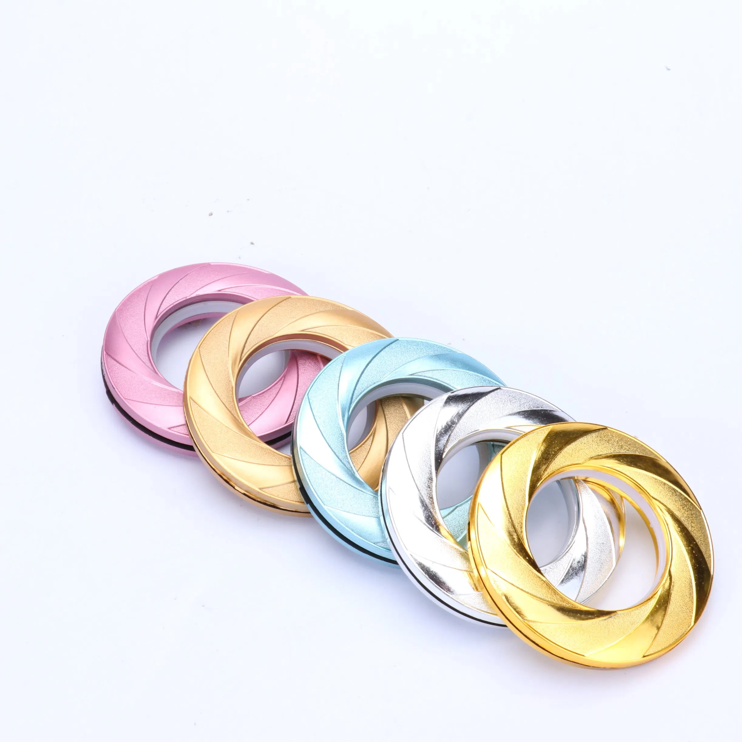 Plastic Wood Grain Curtain Ring Curtain Fabric Accessories