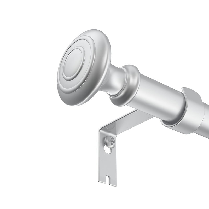 Manufacture Custom Size Modern Wall Mount Metal Adjustable Curtain Rod Set