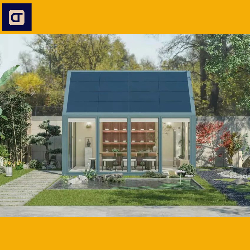 Integrated Housing with Solar Tiny House Backyard Home Prefabricated House