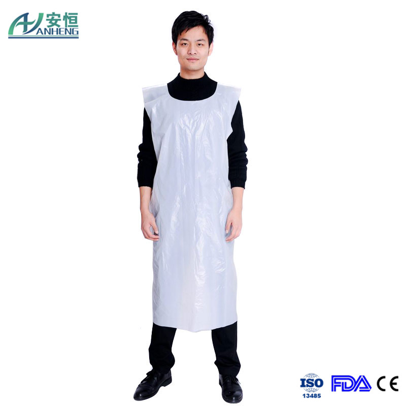 Disposable Medical Apron, Isolation PE Apron, Cleaning Plastic Apron