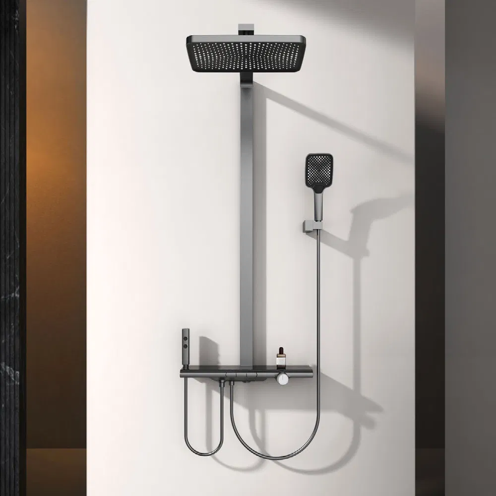 Душевая система LED с клавишами пианино и термостатом