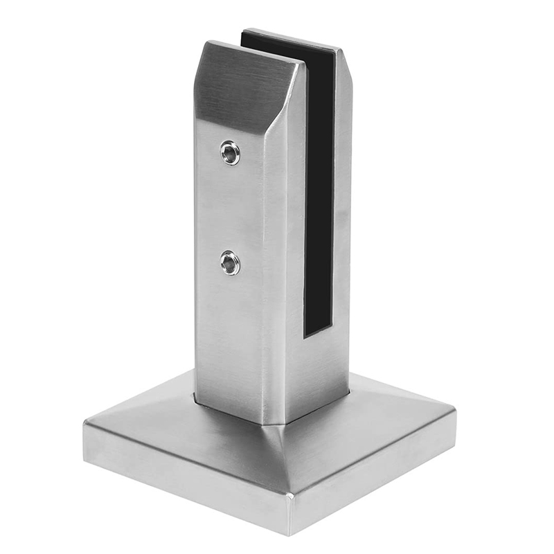 Custom 304 Stainless Steel Handrail Accessories Glass Railing Stair Parts for Supermarket and Residential Stairs Parts