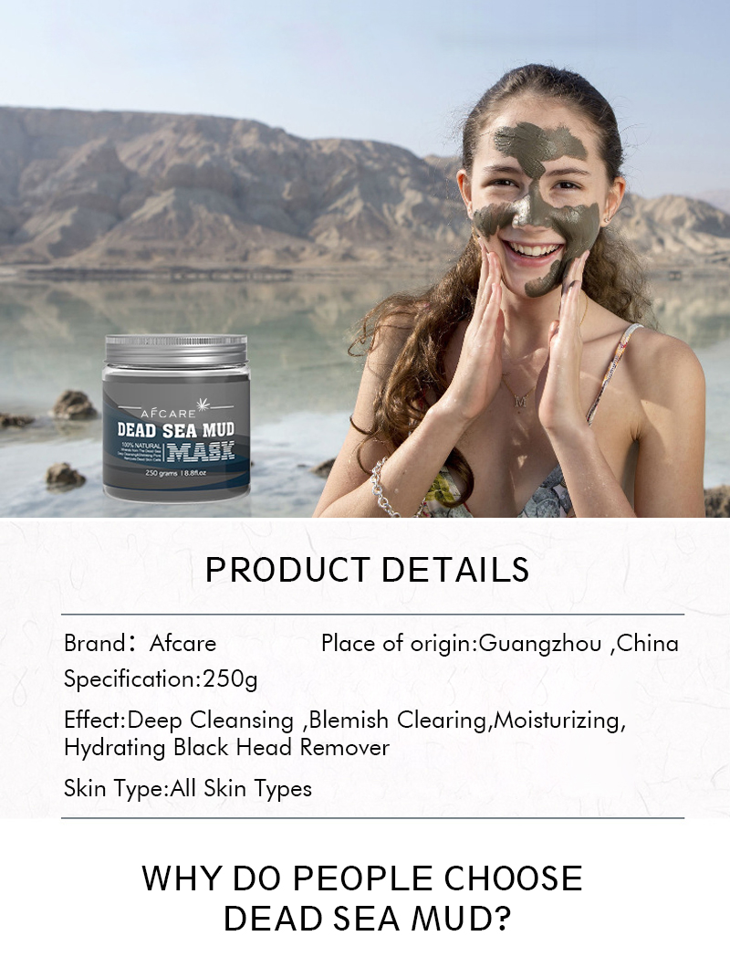 Dead Sea Mud Mask Hydrating and Moisturizing Cleaning Skin