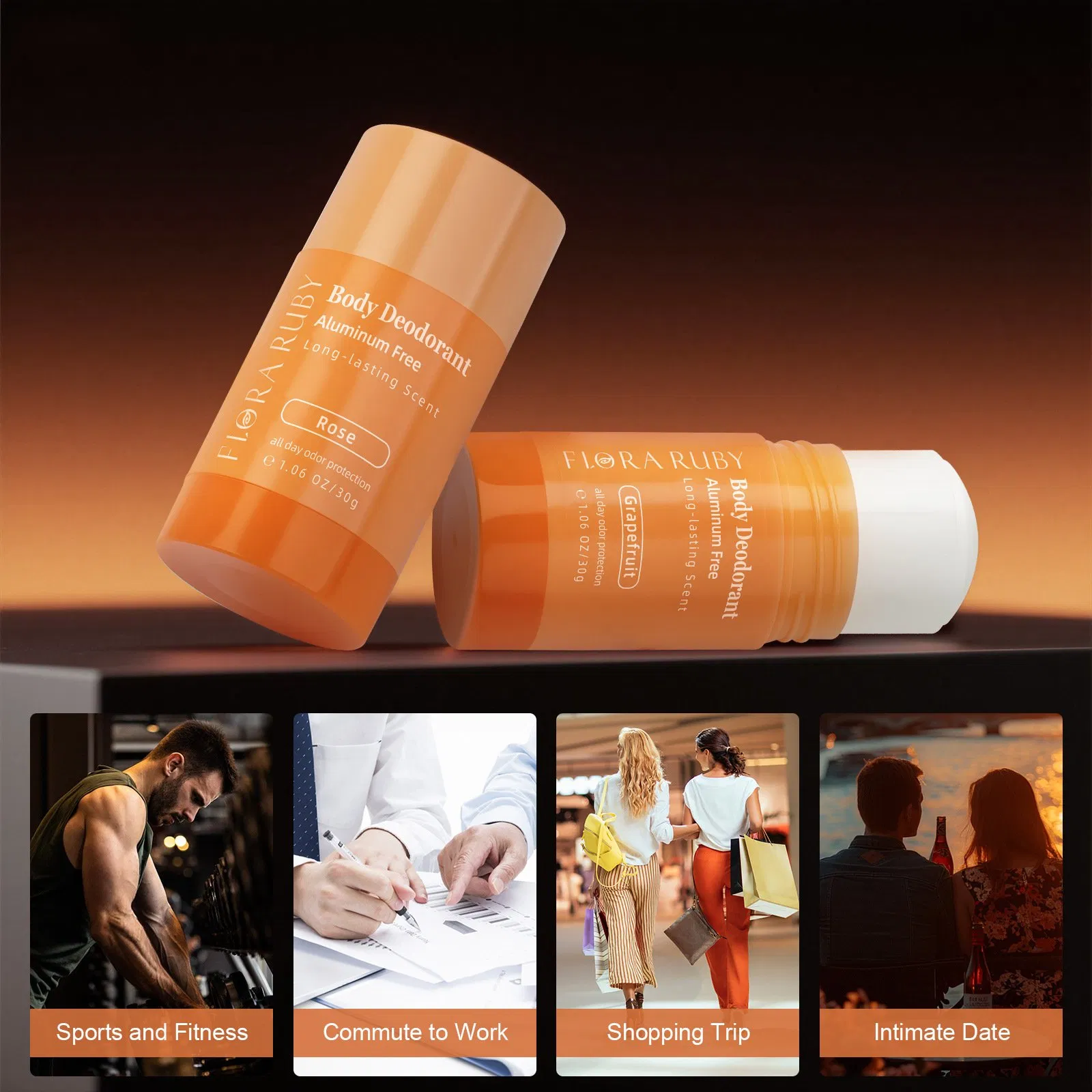 Natural Portable Deodorant Cream for All-Day Odor Control