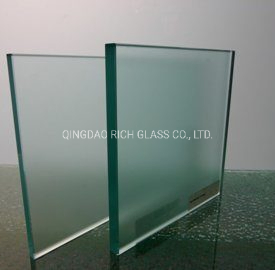 Acid Etched Tempered Glass Fence Glass