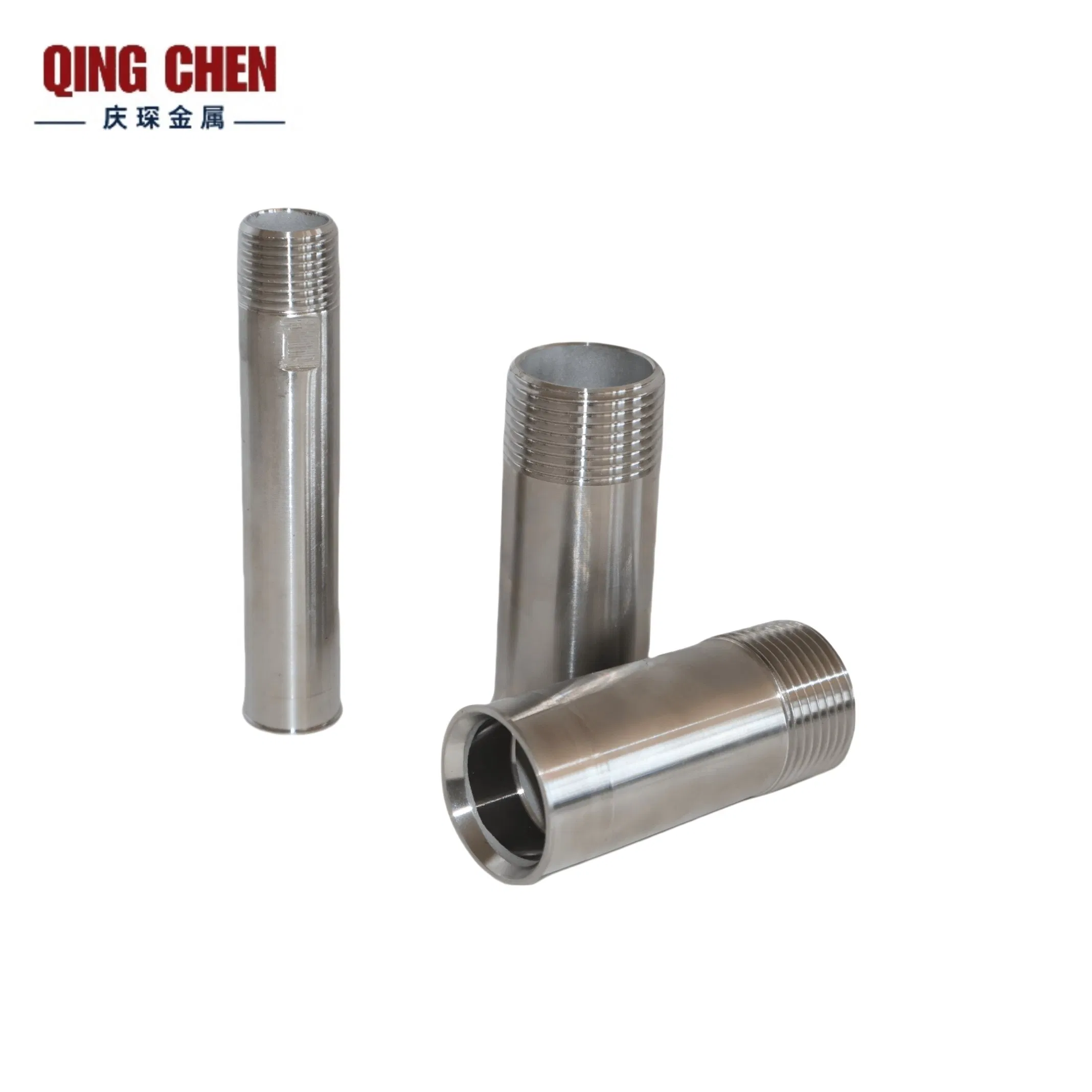 Heavy-Duty Stainless Steel Plumbing Nipple Connector Set for Easy Installation