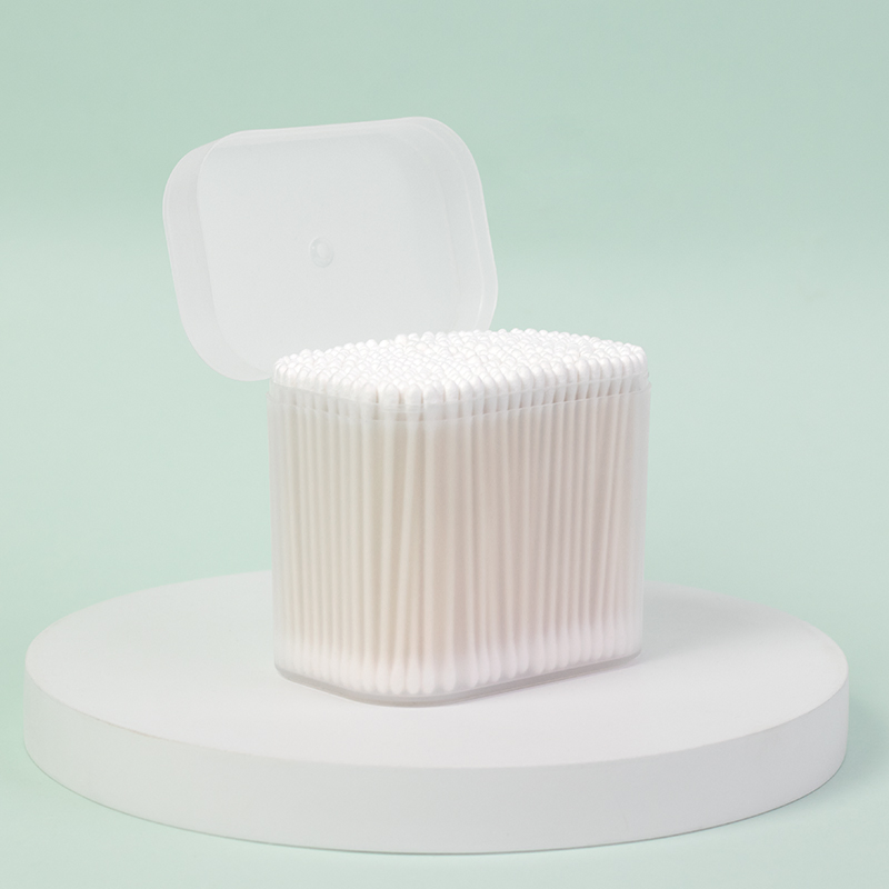 Disposable Cotton Buds Round Head Absorbent Cotton Stick Material Cleaning Paper Stick