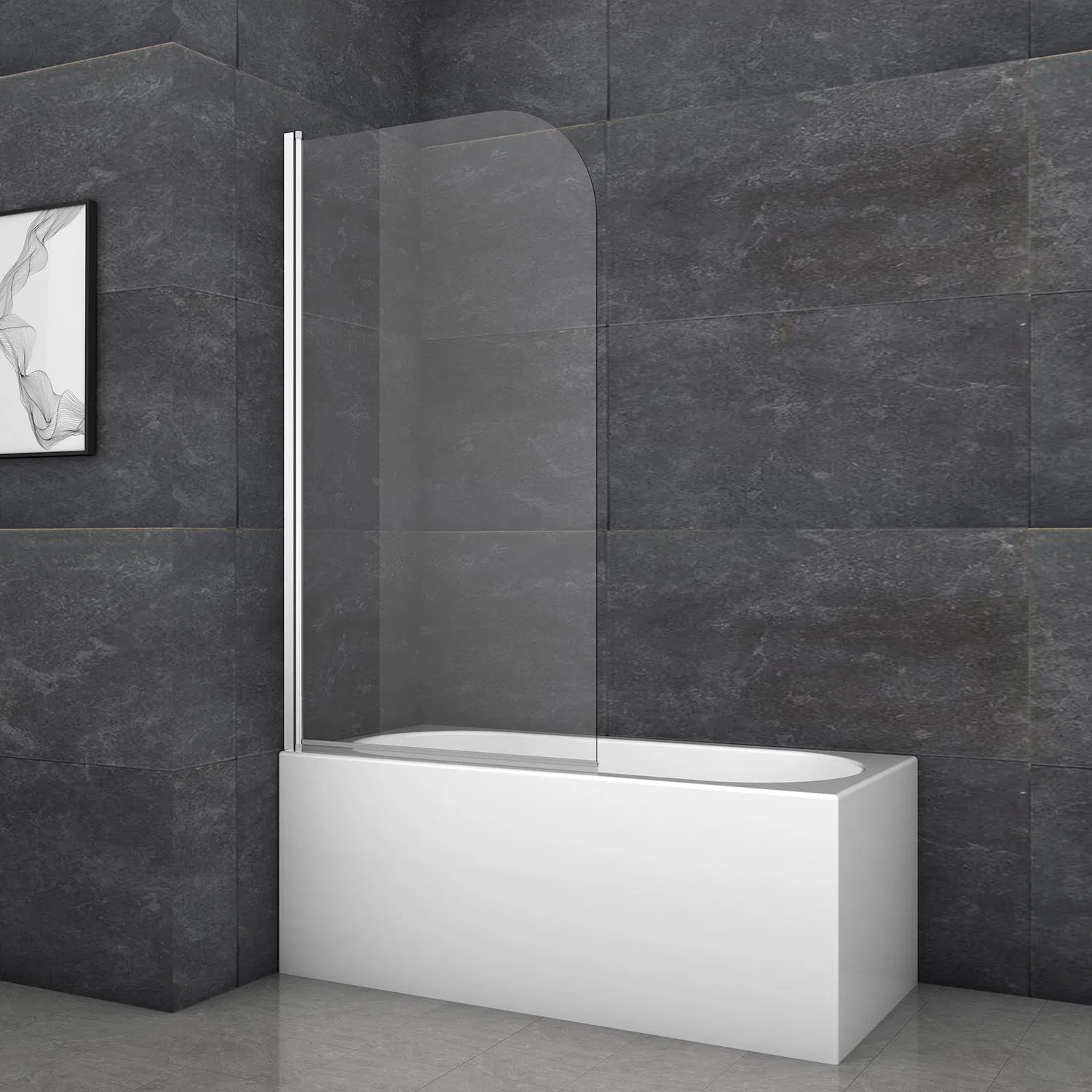 High Quality Bathtub Shower Screen /Bathtub Shower Tempered Glass Str709 (-6P1002C-)