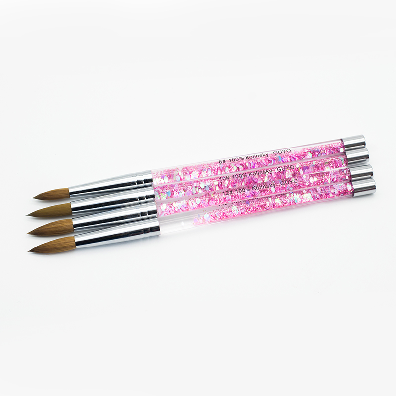 Guyo Pin Kolinsky Acrylic Nail Art Brush for Nail Beauty