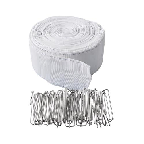 Factory Price Curtain Accessories Pleat 10m Curtain Hook Tape