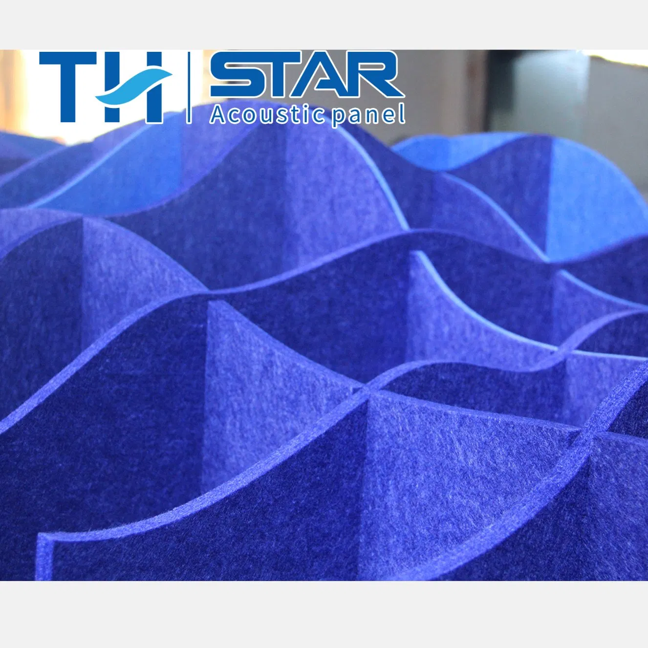 3D Design Pet Acoustic Foam Panels Sound Insulation Acoustic Wall Board