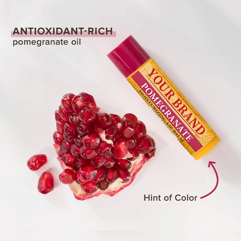Wholesale 4 Colors Lollipop Shaped Fruity Smell Moisturizing Fruity Natural Lip Balm