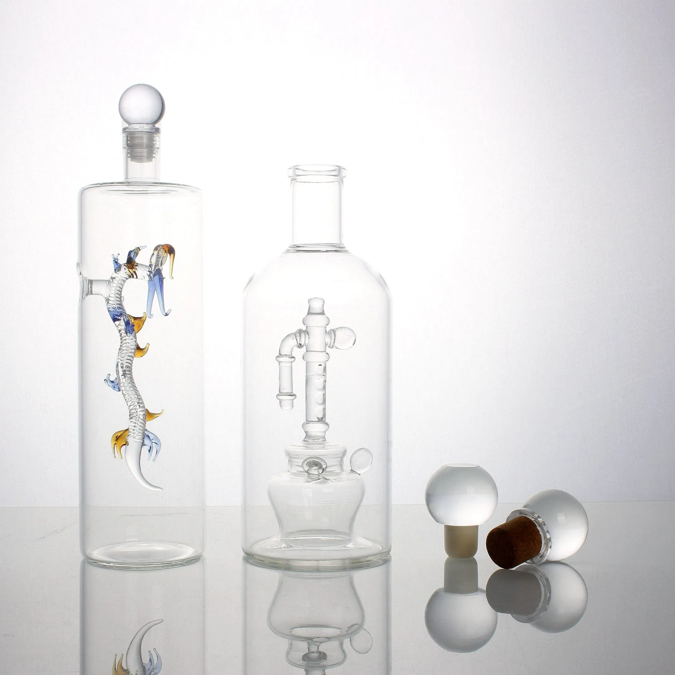 Animal Chinese Zodiac Shape Decanter High Borosilicate Lead-Free Glass Decanter for Alcohol