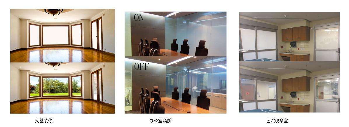 Self Adhesive Smart Glass Film Pdlc Film for Window/Curtain Wall/Meeting Room/Bank