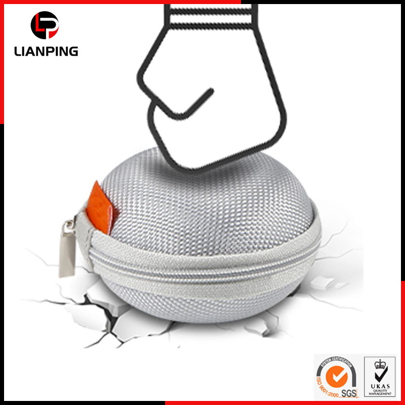 Чехол для наушников EVA ударопрочный с сетчатым карманом