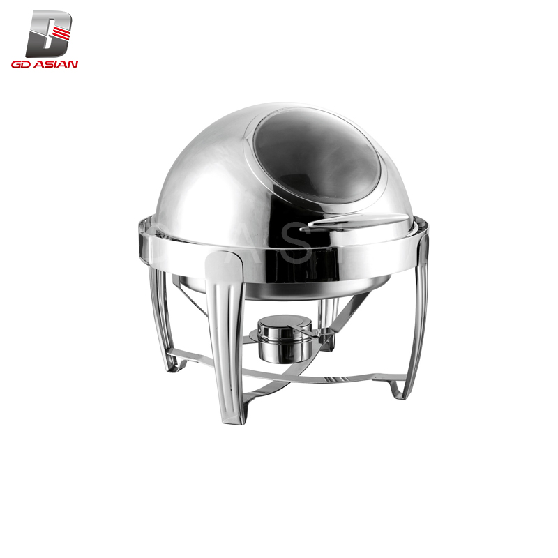 4.5L Round Roll Chafing Dish with Show Window