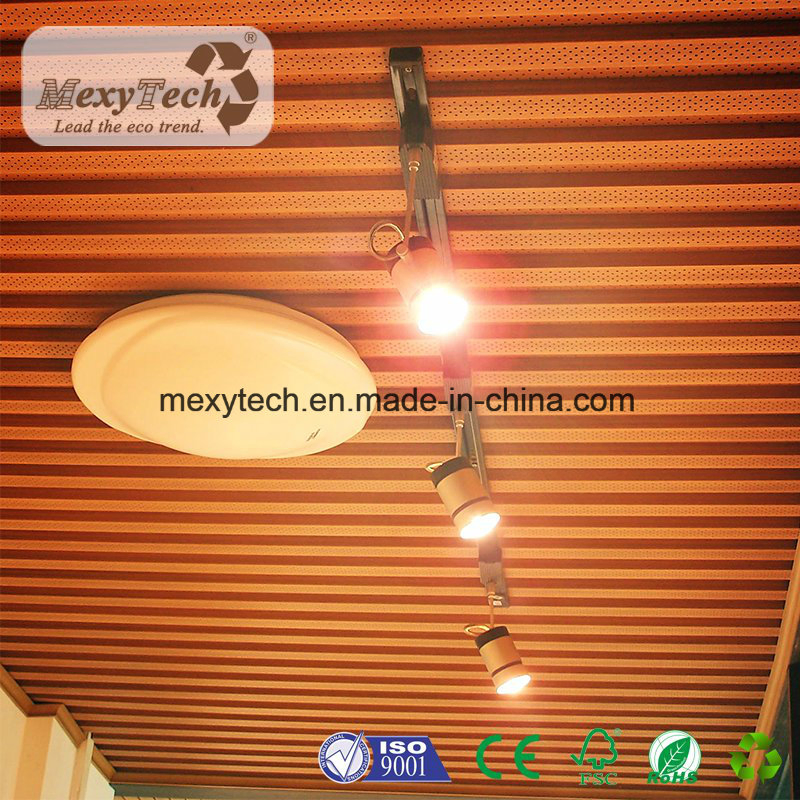 Fire Retardant Wood Composite WPC Indoor PVC Ceiling