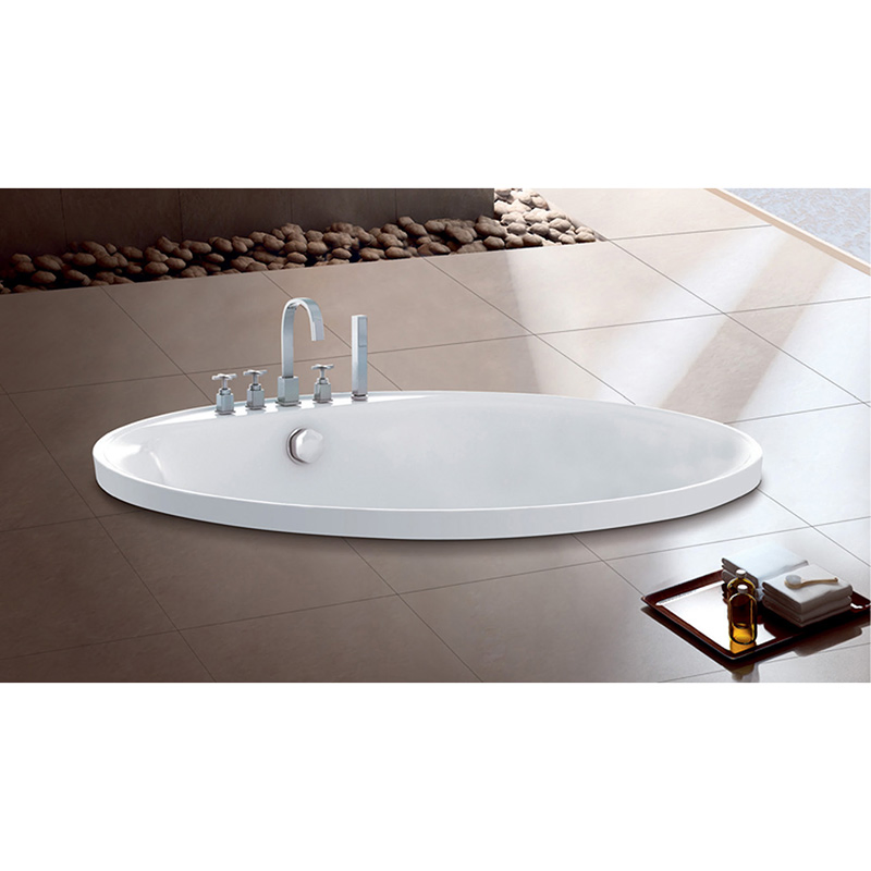 Белая акриловая ванна для взрослых, отдельно стоящая