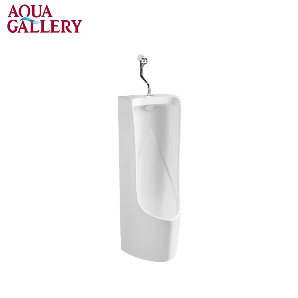 Modern Toilet Man Wc High Gloss White Glazed Floor Standing Urinal
