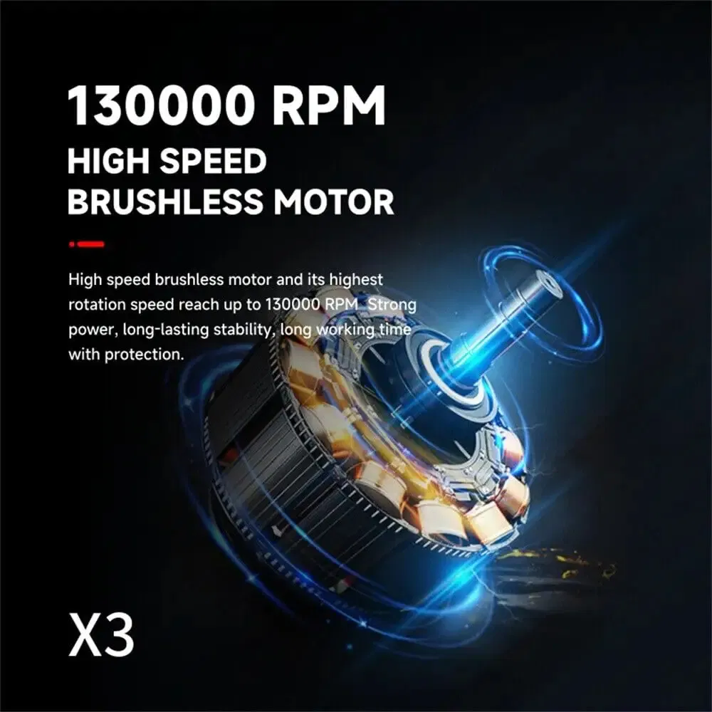 Electric Turbo Fan Portable Mini Turbo Fan Vertical Small Wind Turbine for Car Mini Turbine Jet Fan