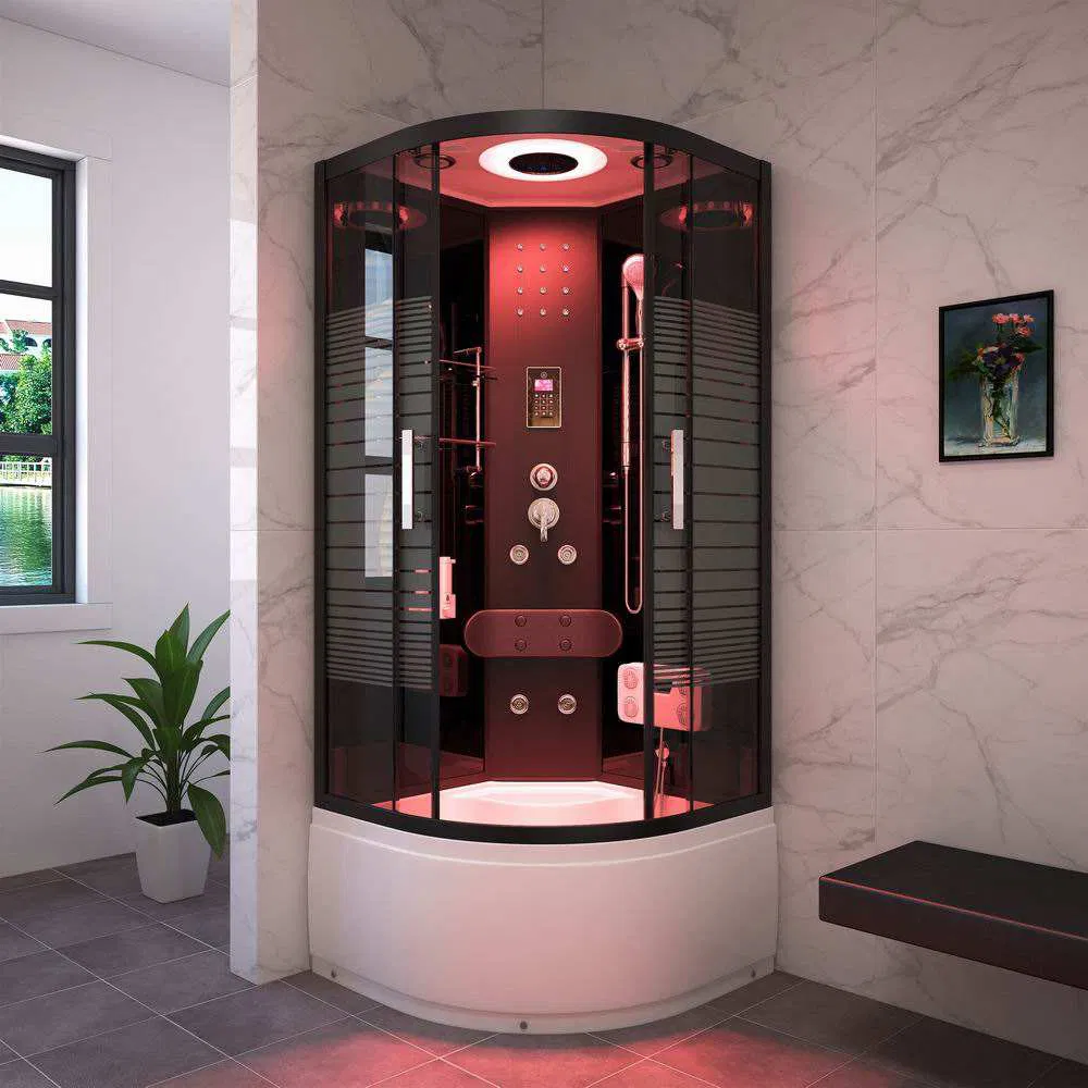 Aquacubic Top Sell Hot Selling Popular European Style Glass Shower Room with Control Panel