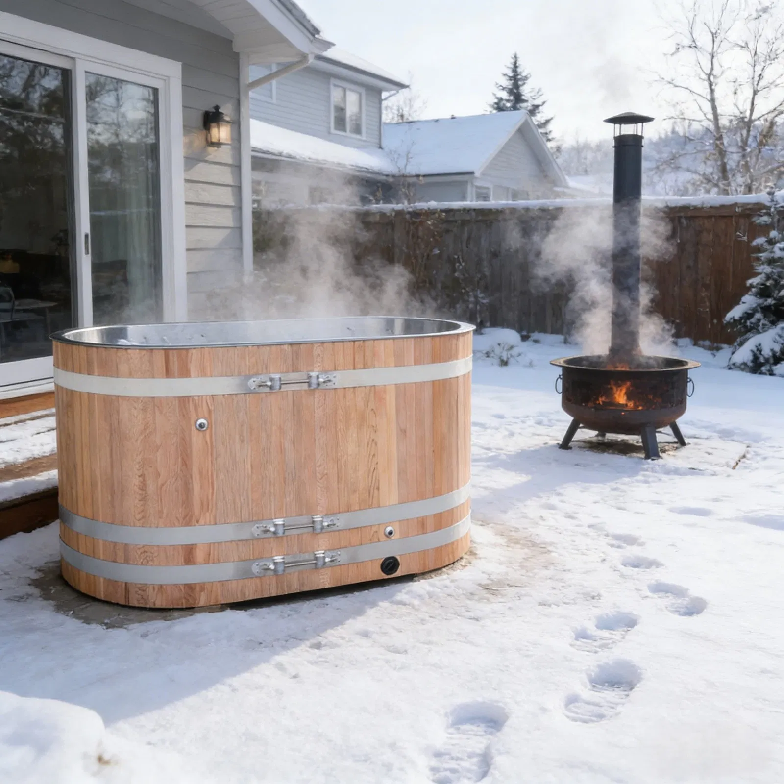 Ванна для ледяного купания Boda с чиллером и насосом