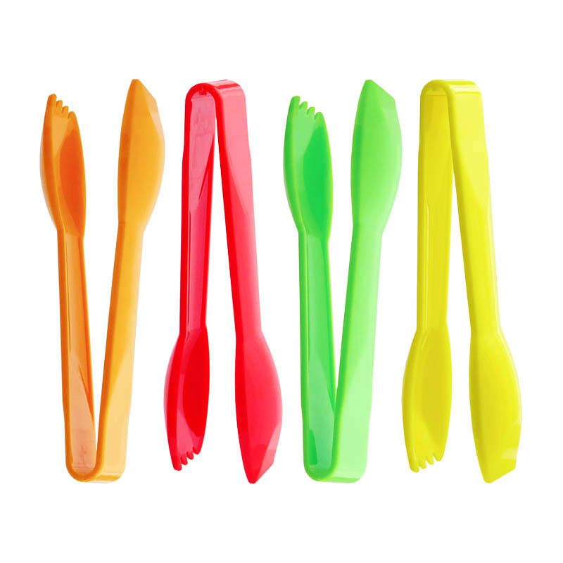 Plastic Mini Tong for Mixing Salad Polycarbonate Colorful Food Tong Durable Kitchen Tong with Different Color