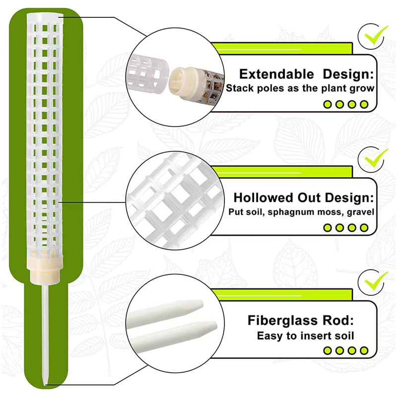Опора для растений кокосовая моховая палочка