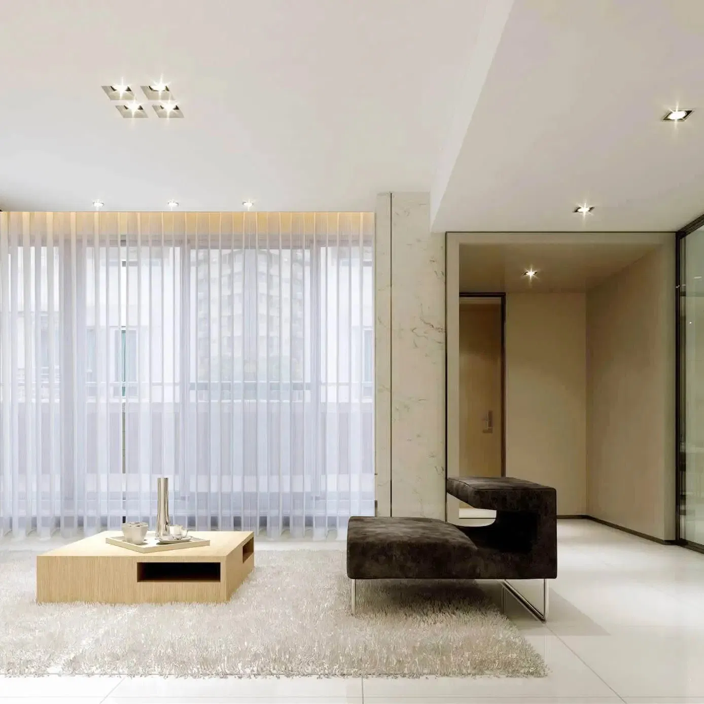 New Arrival Ds Fabric Hanas Blinds and Dream Curtain Fabric Vertical Blind