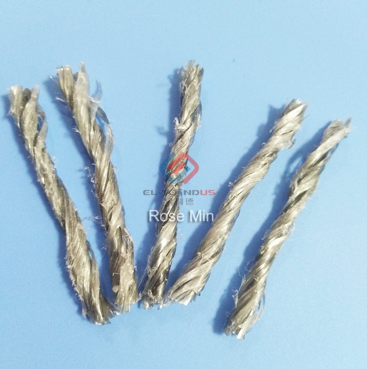 Crack Resistant Reinforced Twisted Bundle Polypropylene Fibre